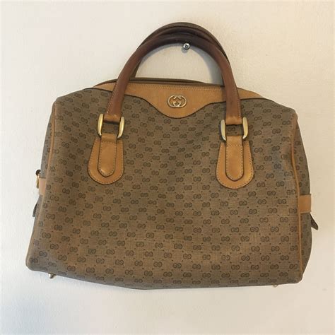 brown vintage gucci bag|authentic vintage gucci bag.